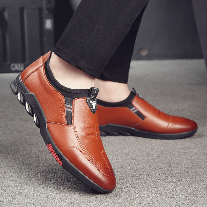Leather Shoes Mens Leather Spring New Mens Business - 225 Clothing Company