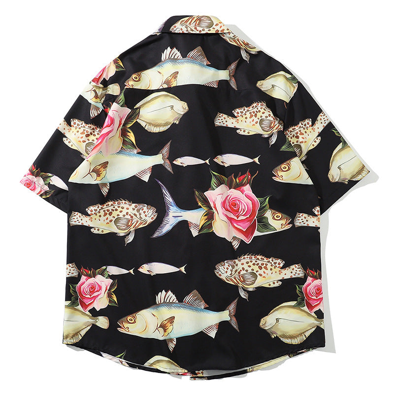 Tropical fish Hawaiian shirt holiday style shirt - 225 Clothing Company