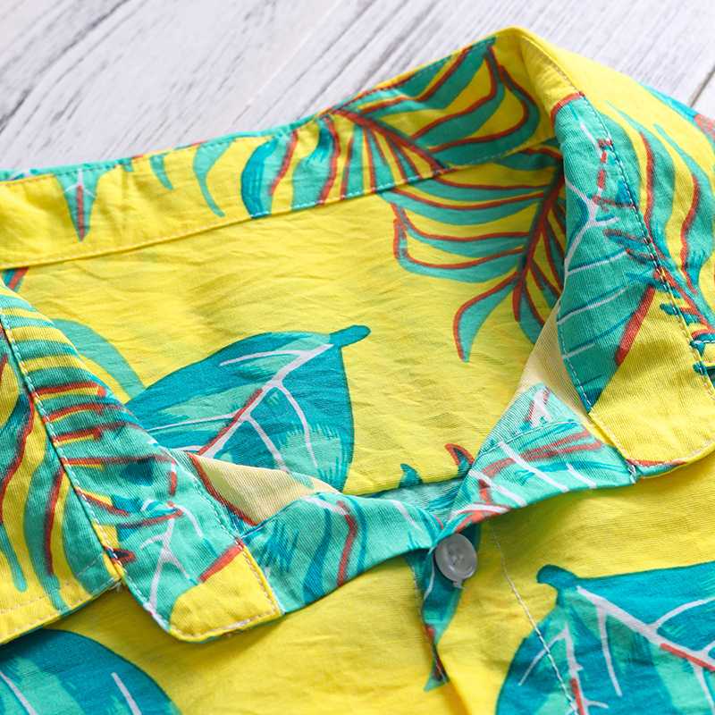 Men’s Yellow Hawaiian Shirt - 225 Clothing Company