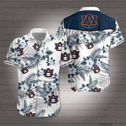 Auburn Tiger Hawaiian Printed Shirt - 225 Clothing Company