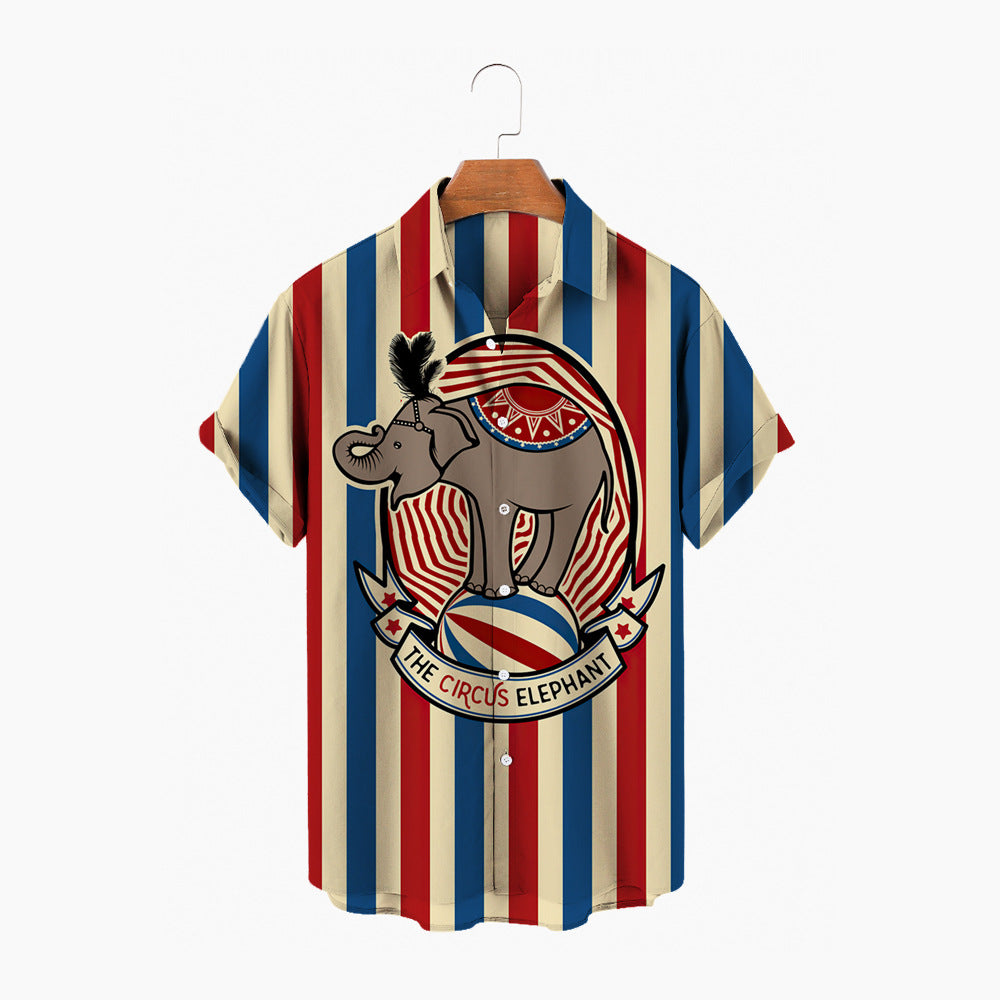 Circus design Men's Hawaiian Shirt - Multiple Styles - 225 Clothing Company