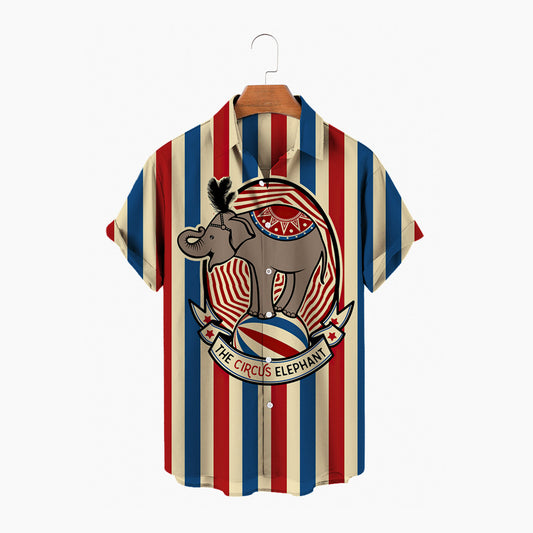 Circus design  Men's  Hawaiian Shirt - Multiple Styles - 225 Clothing Company