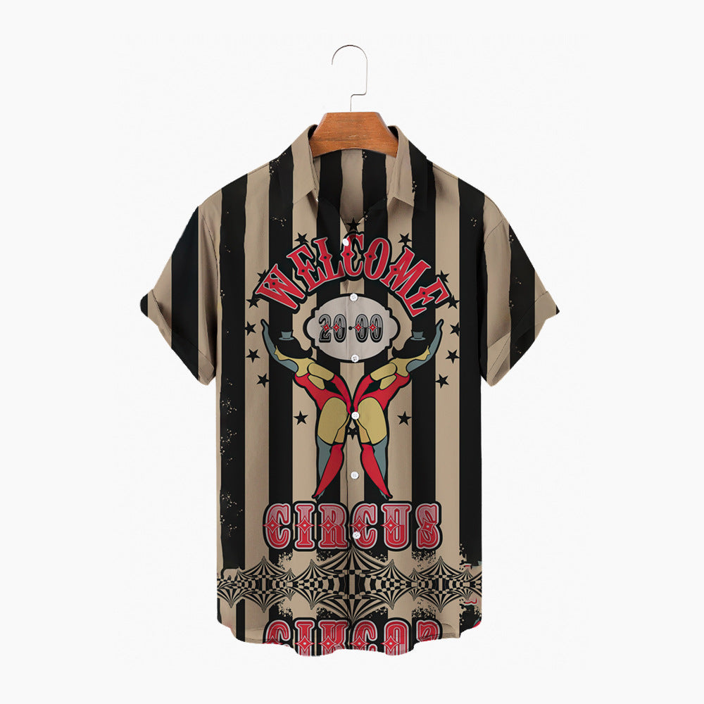 Circus design Men's Hawaiian Shirt - Multiple Styles - 225 Clothing Company