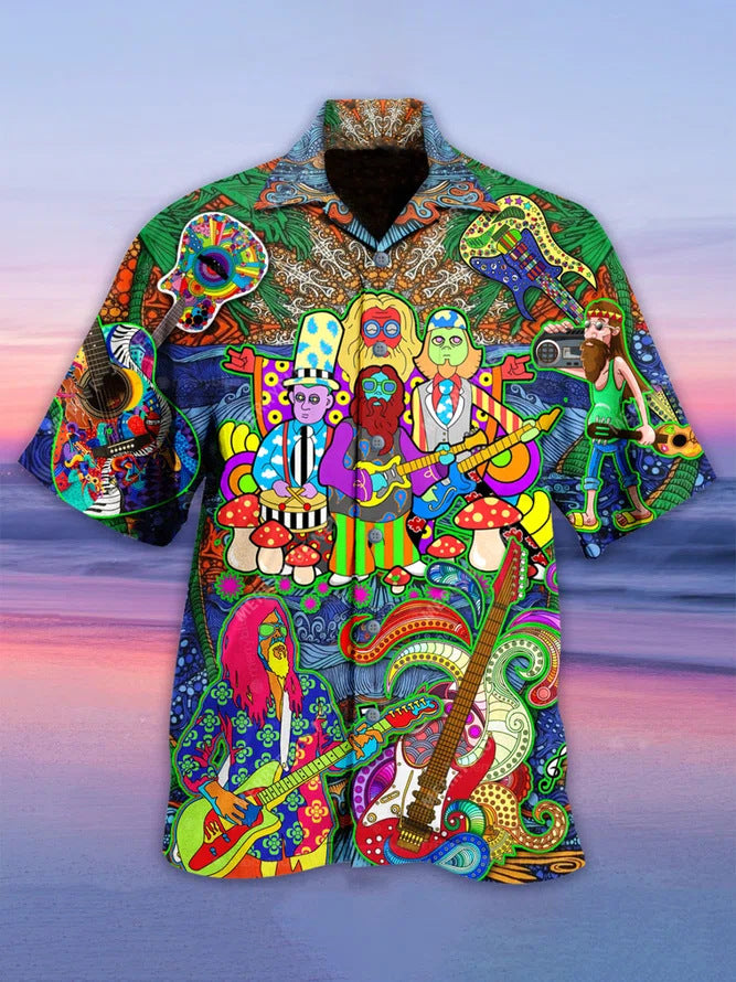 Psychedelic print shirt - 225 Clothing Company
