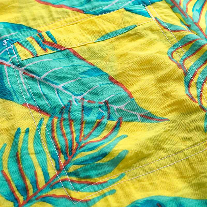 Men’s Yellow Hawaiian Shirt - 225 Clothing Company