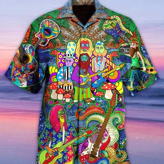 Psychedelic print shirt - 225 Clothing Company 